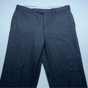 Brooks Brothers Vitale Barberis Canonico Wool Pants Mens 38x29 Gray Flannel